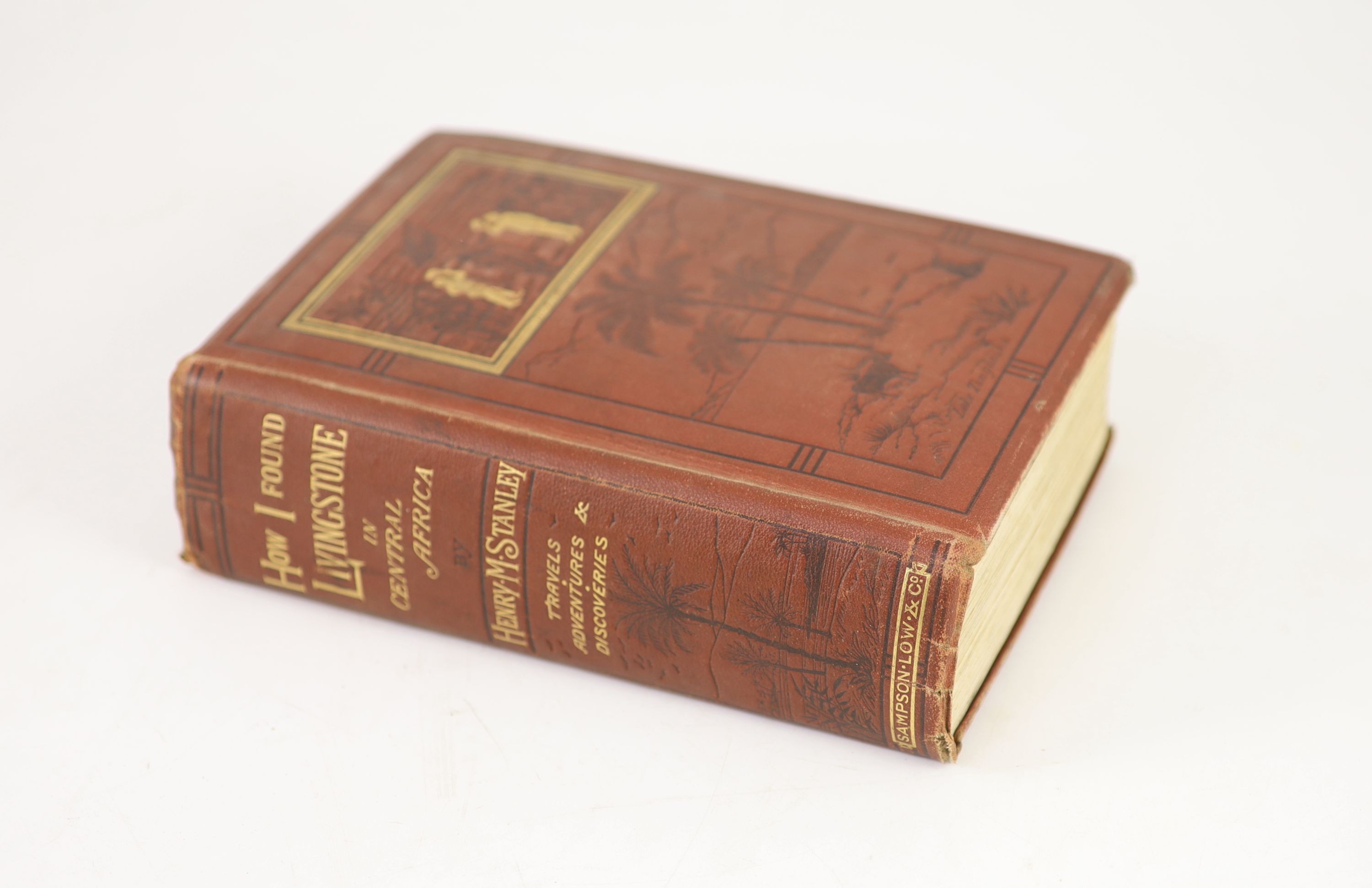 Stanley, Henry Morton - How I Found Livingstone, 1st edition, original pictorial cloth gilt, with frontis, 28 plates & 6 maps (4 folding), Sampson Low et al, London, 1872